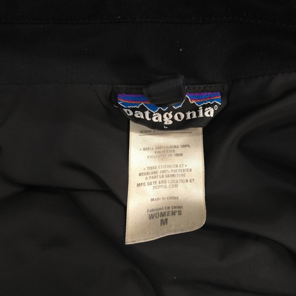 Patagonia Tres Parka Jacket Womens M Black H2No DWR Removable Hood *Shell Only* - Picture 12 of 16